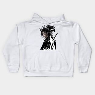 musashi miyamoto the ronin samurai in vagabond Kids Hoodie